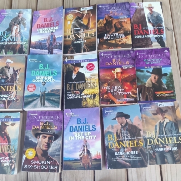 20 Harlequin Intrigue Romance Books by B.J. Daniels Western Romance Book Lot - Picture 3 of 4